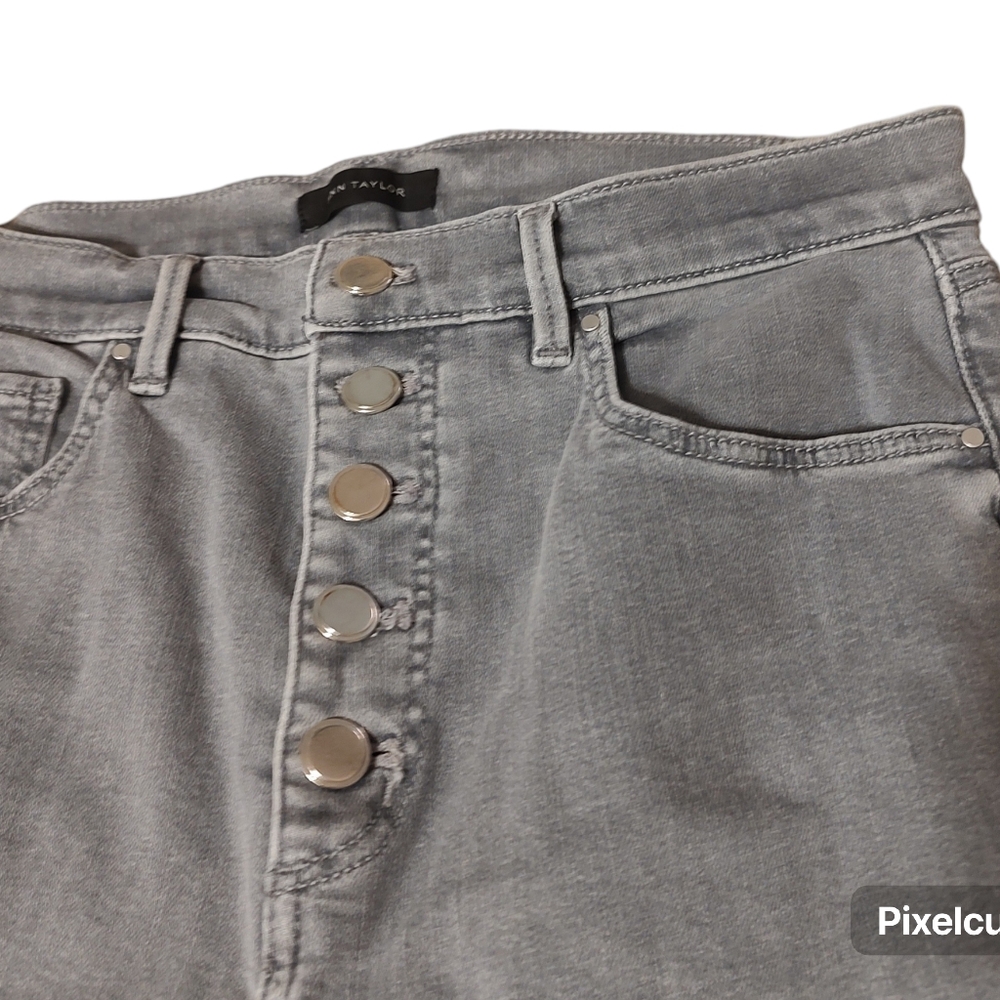 Ann Taylor Button Fly Jean